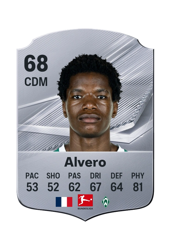 Skelly Alvero, Common-kaart, rating 68