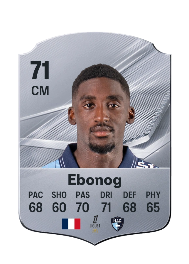 Simon Ebonog, Common-kaart, rating 71