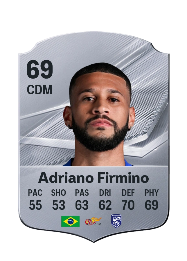 Carta Common de Adriano Firmino, overall 69