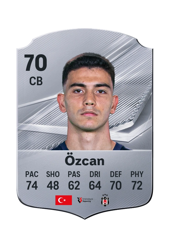 Yasin Özcan, Common kartı, reyting 70