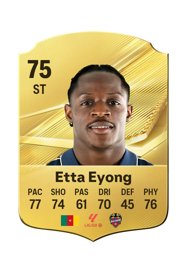 Carta Common de Karl Edouard Etta Eyong, overall 75