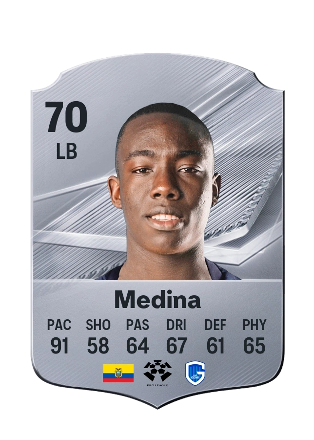 Yaimar Medina, Common card, rated 70