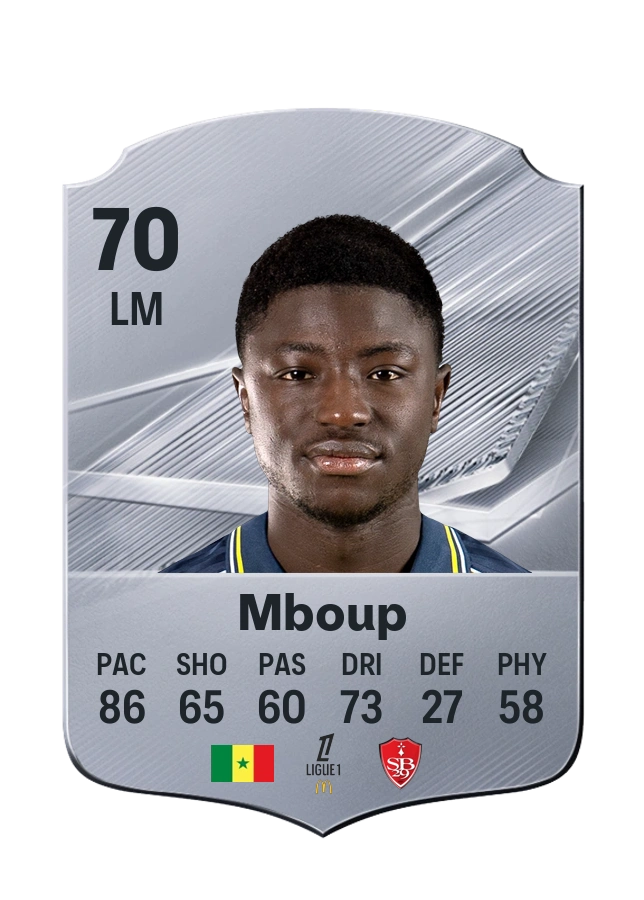 Pathé Mboup, Common card, rated 70