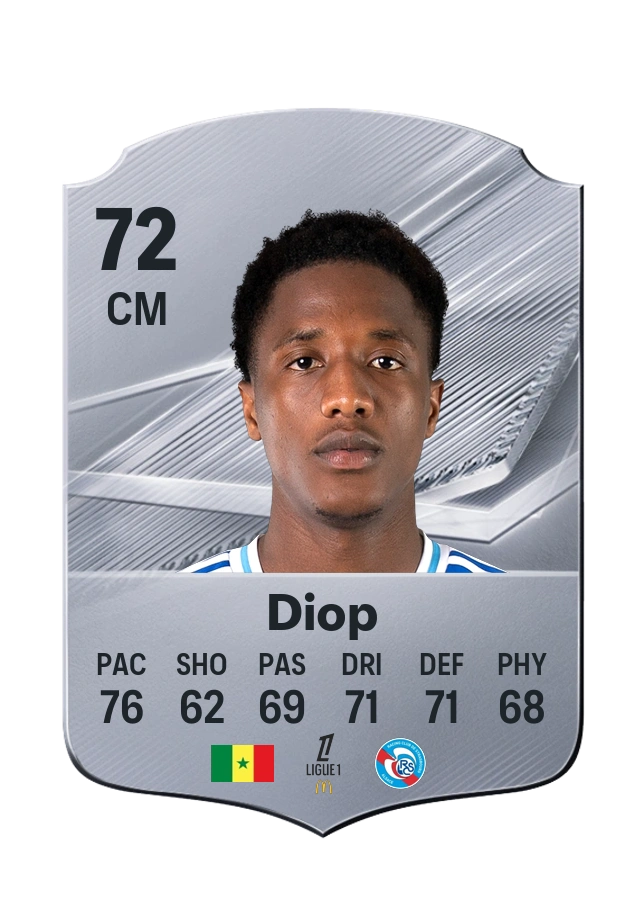 Carte Common de Pape Demba Diop, note 72