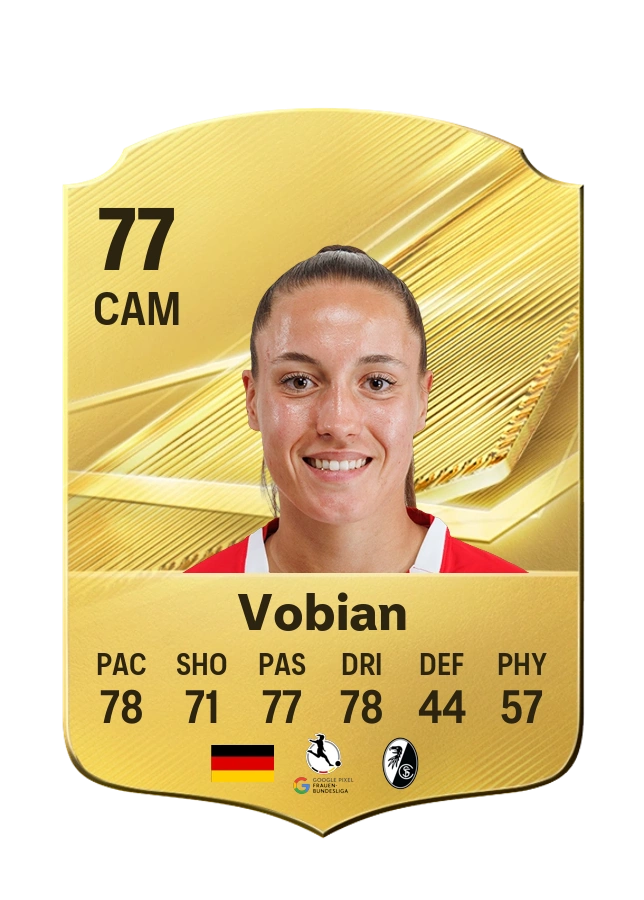Selina Vobian, Common kartı, reyting 77