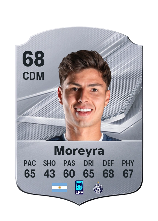Stefano Moreyra, Common kartı, reyting 68