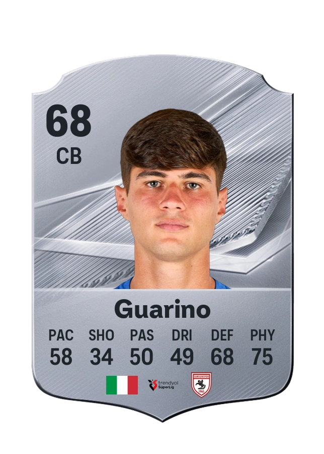 Gabriele Guarino, Common-kaart, rating 68