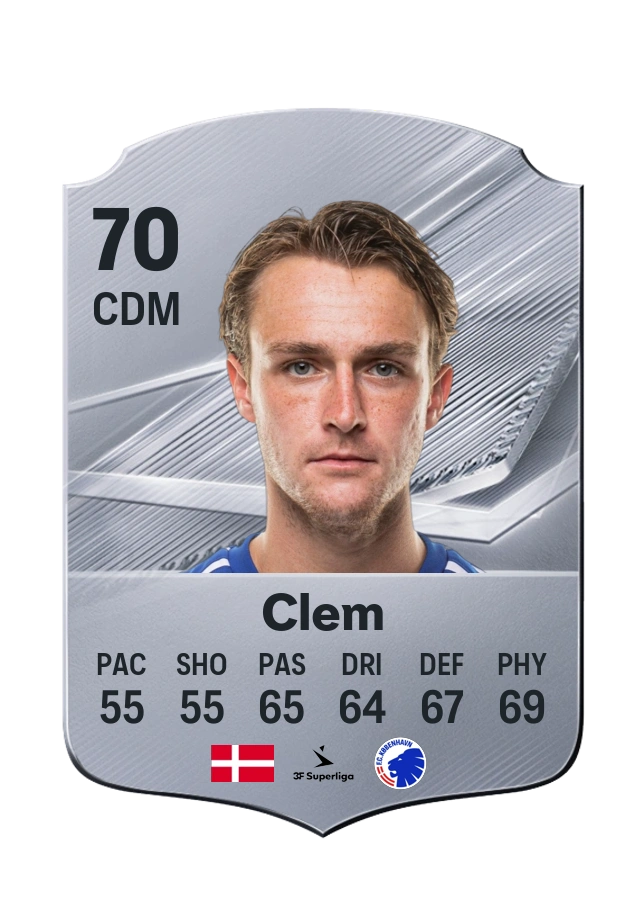Carta Common de William Clem, overall 70