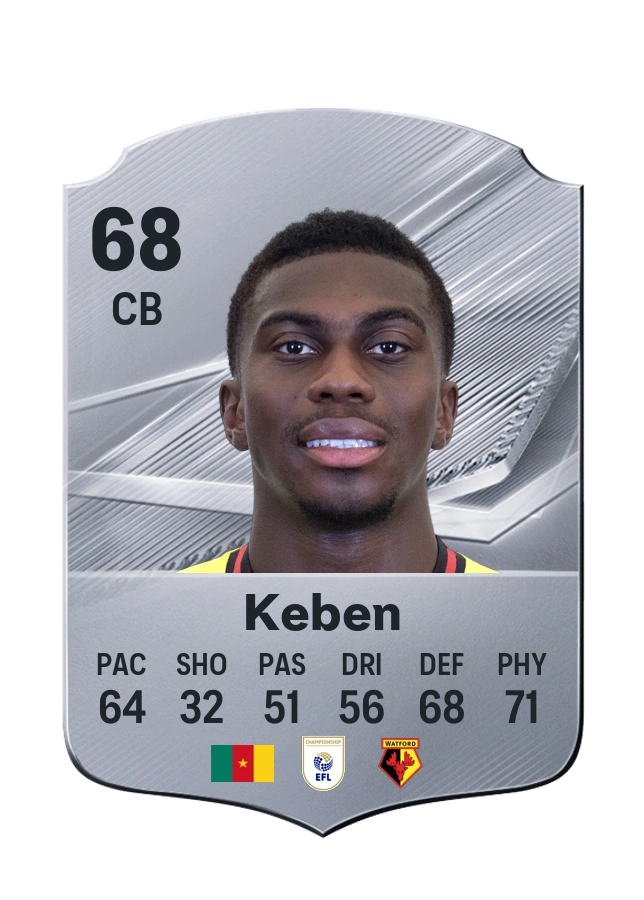 Kévin Keben, Common card, rated 68