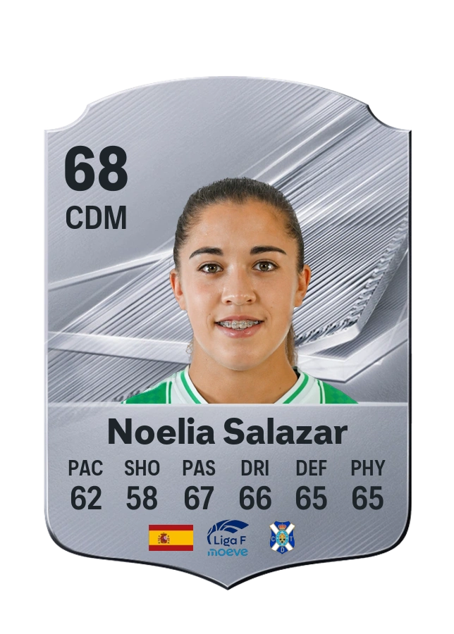 Noelia Salazar, Common card, rated 68