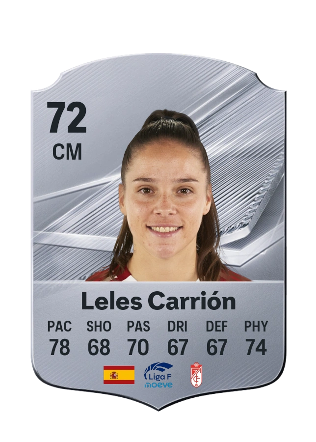 Leles Carrión, Common kartı, reyting 72
