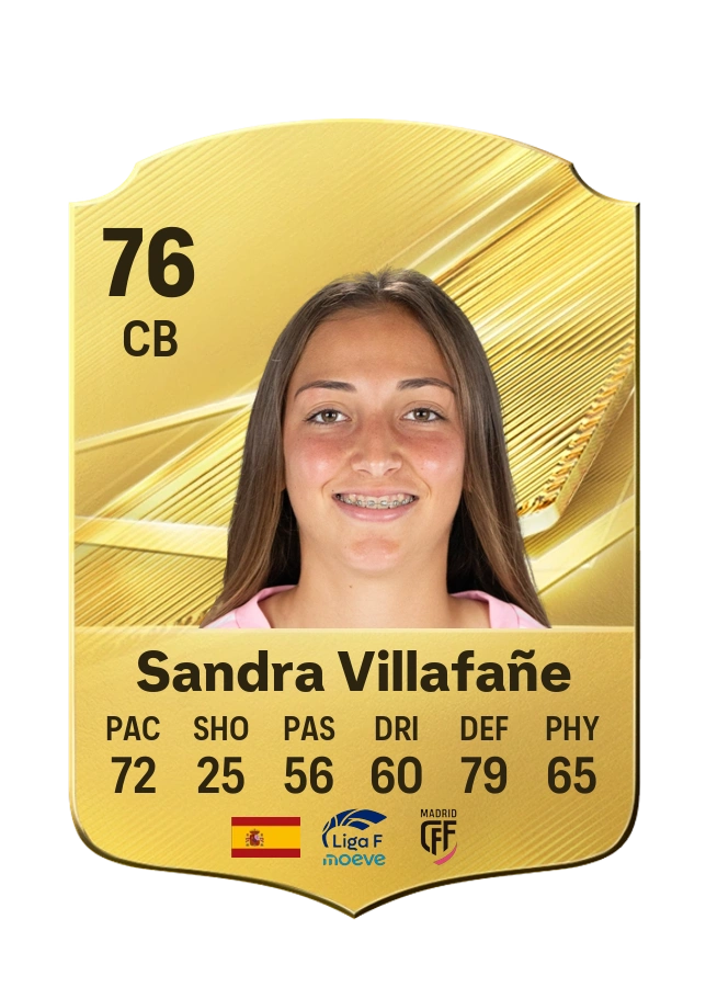 Sandra Villafañe, Common kartı, reyting 76