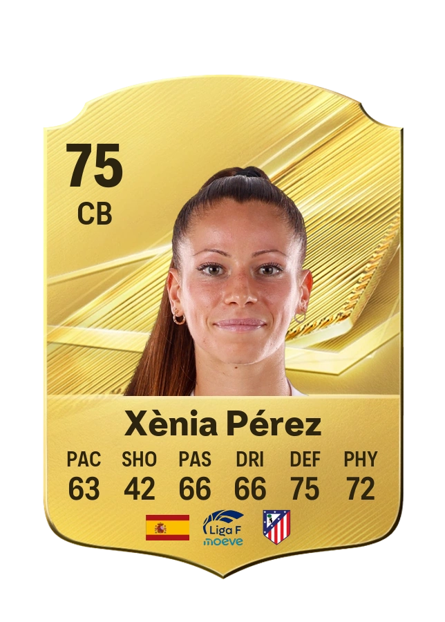 Xènia Pérez, Common-kaart, rating 75