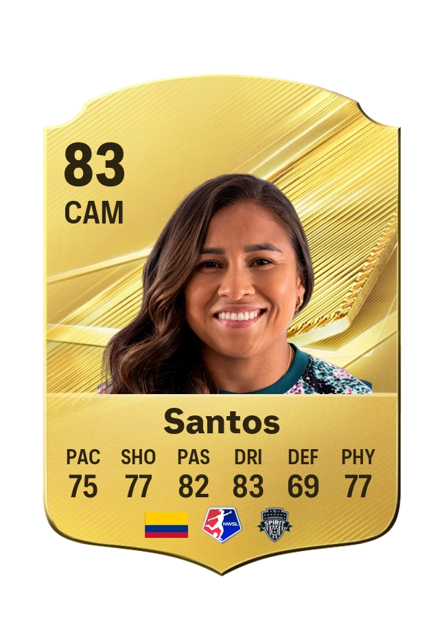Leicy Santos, Common card, rated 83