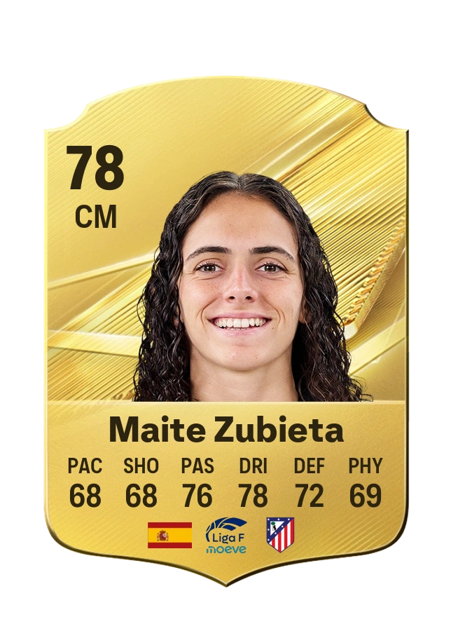 Carta Common de Maite Zubieta, valoración 78