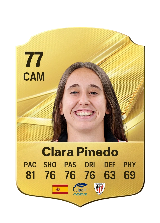 Carta Common de Clara Pinedo, valoración 77