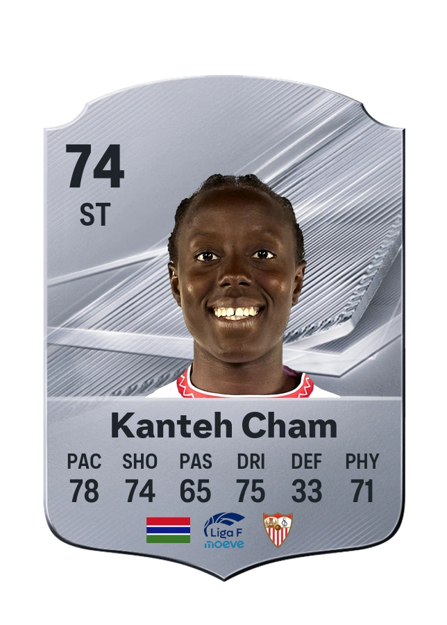 Fatoumata Kanteh Cham, karta Common, ocena 74