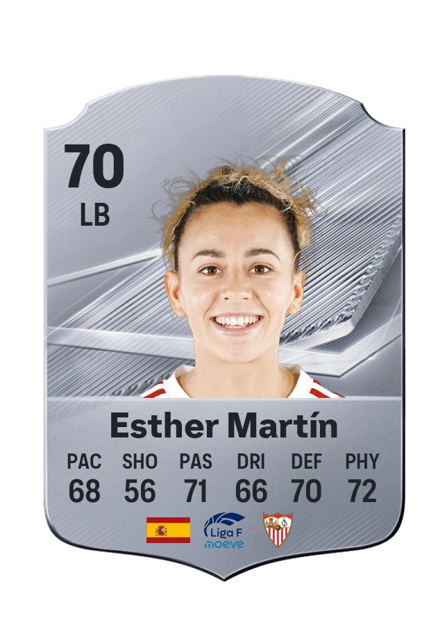 Esther Martín, karta Common, ocena 70
