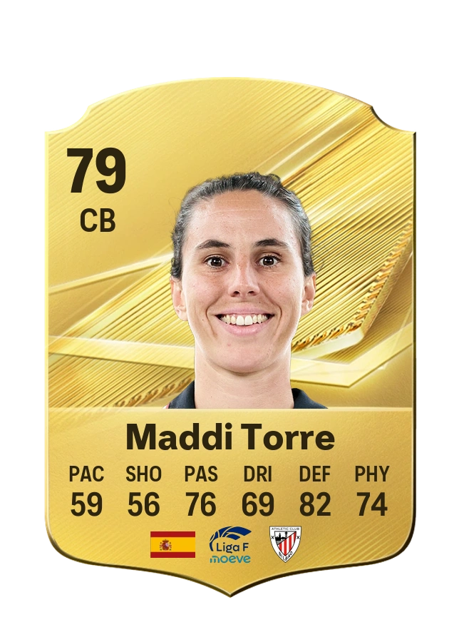 Maddi Torre, Common card, rated 79
