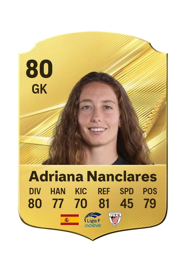 Carta Common de Adriana Nanclares, valoración 80