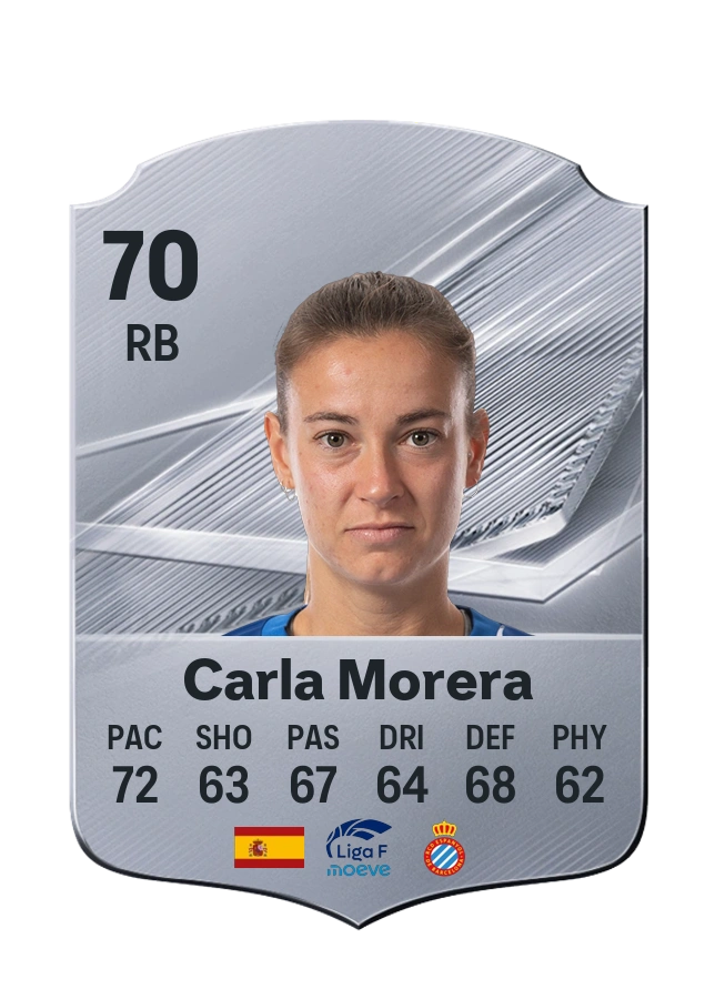 Carta Common di Carla Morera, valutazione 70