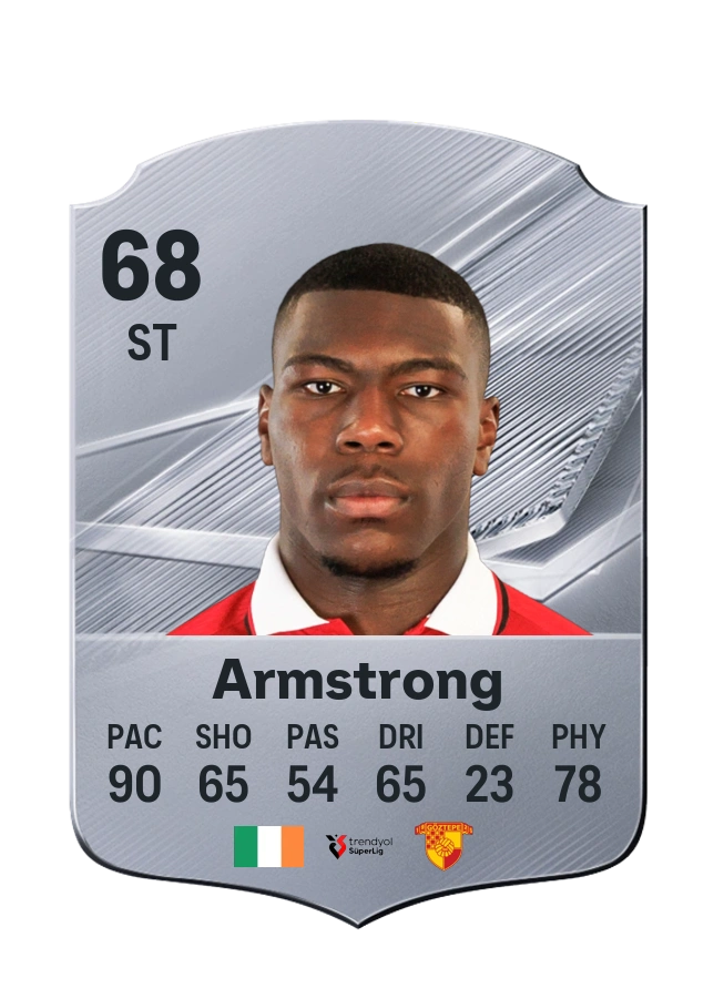 Sinclair Armstrong, Common card, rated 68