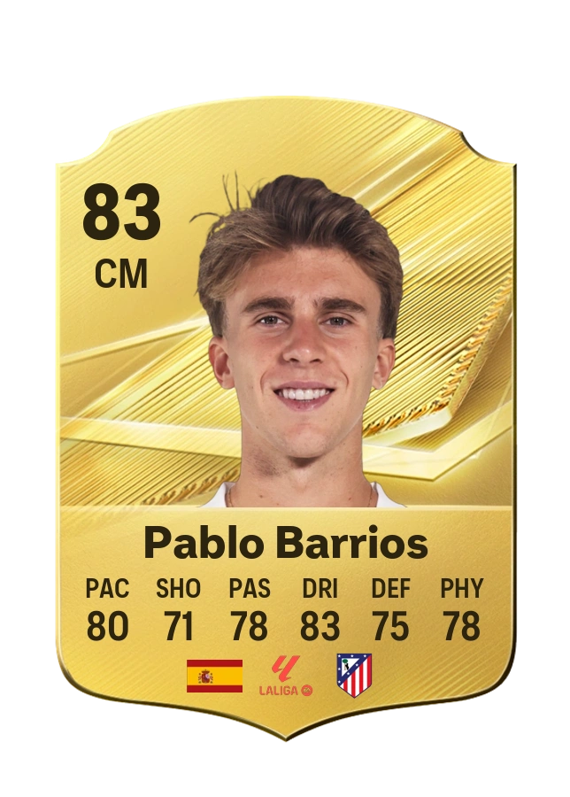 Pablo Barrios, karta Common, ocena 83