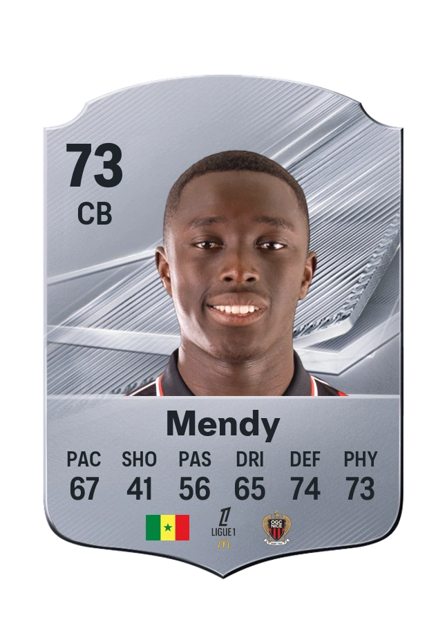 Antoine Mendy, Common card, rated 73