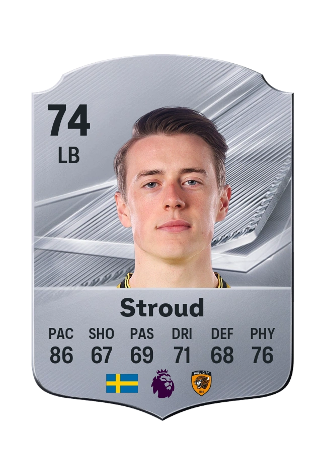 Elliot Stroud, Common card, rated 74