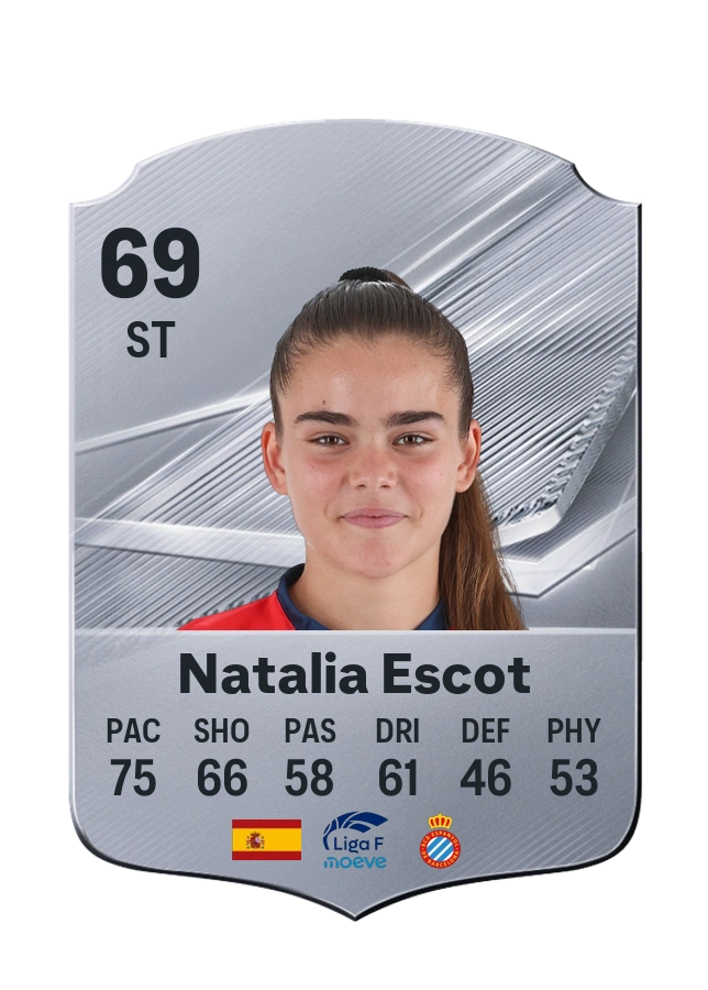 Natalia Escot, Common card, rated 69