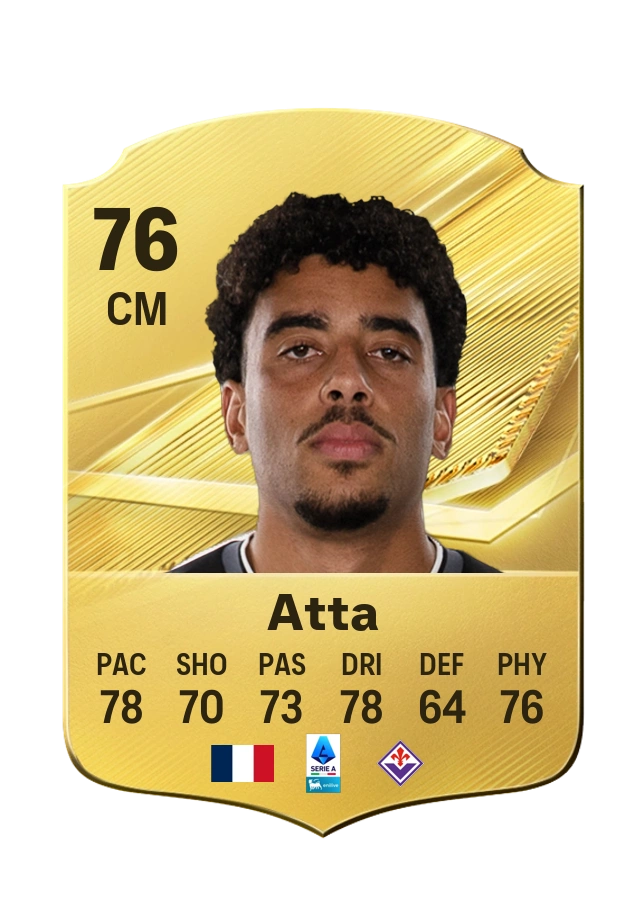 Arthur Atta, Common kartı, reyting 76