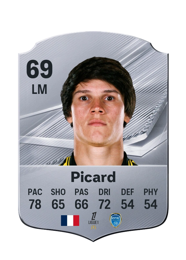 Hugo Picard, karta Common, ocena 69