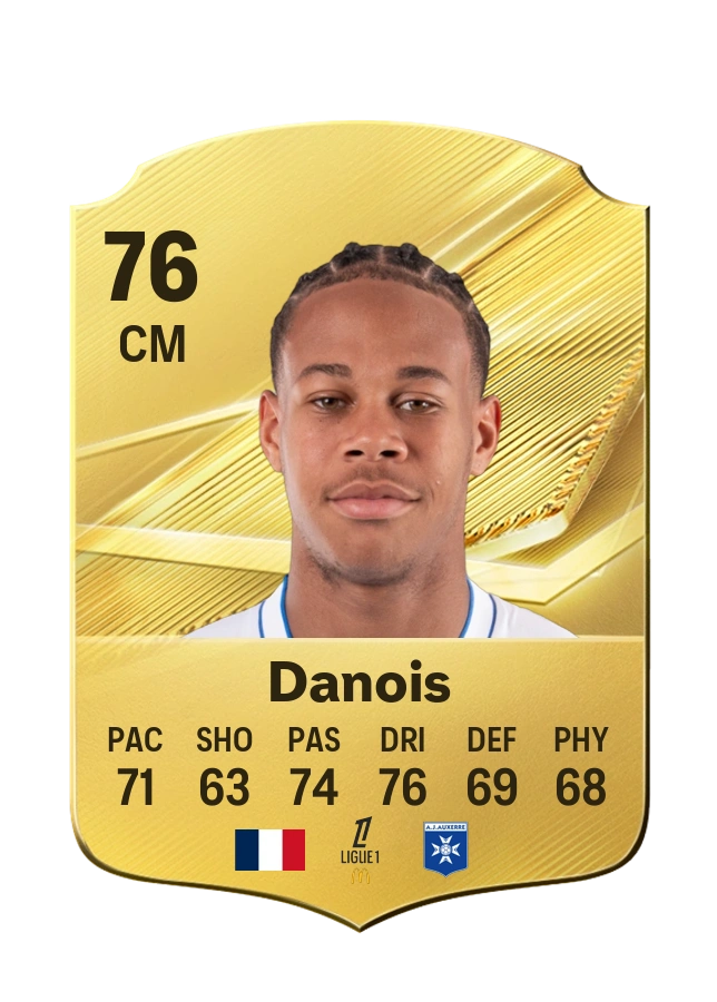 Kévin Danois, Common card, rated 76