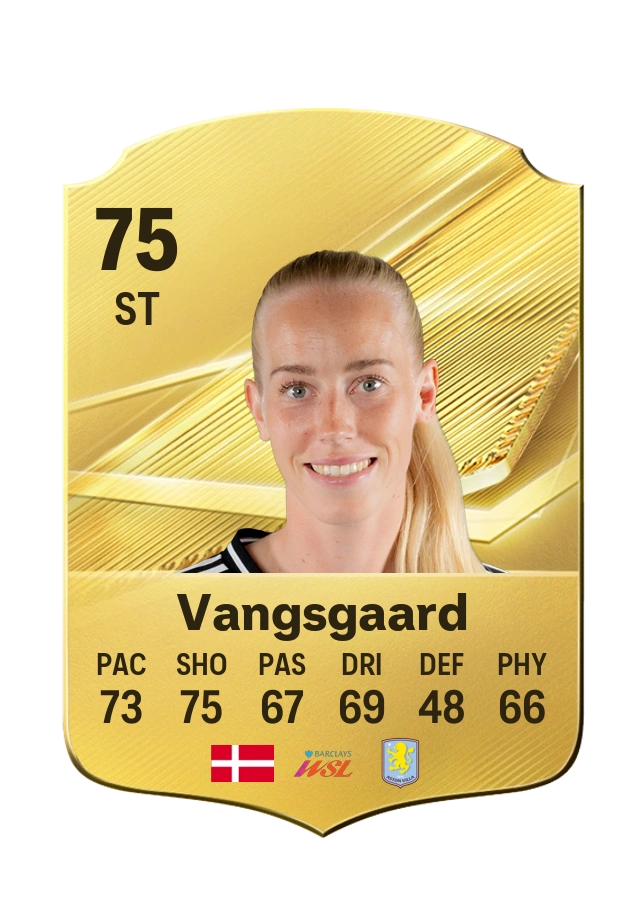Carta Common de Amalie Vangsgaard, valoración 75