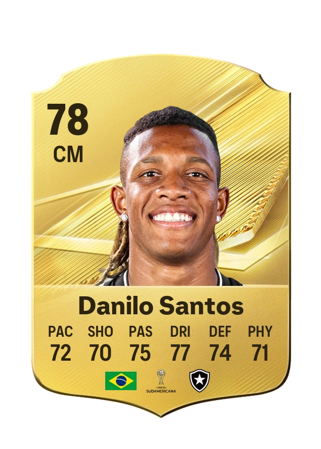 Danilo Santos، بطاقة Common، بتقييم 78