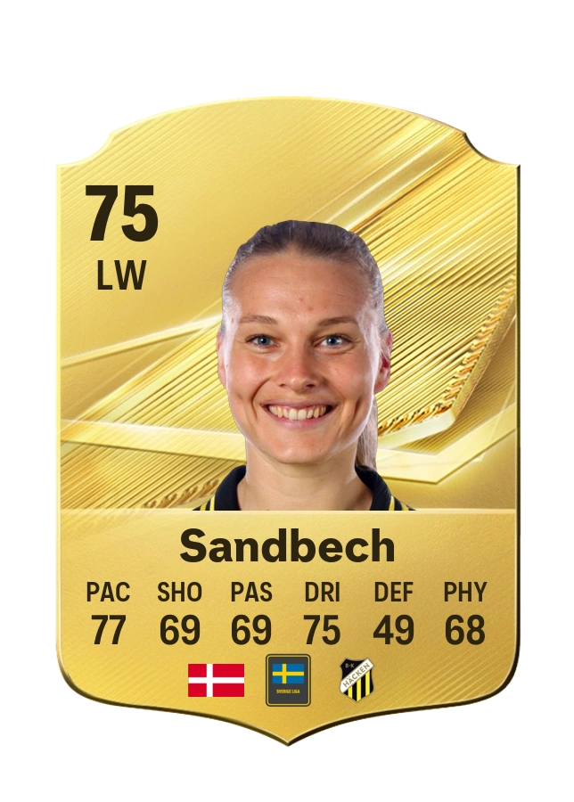 Stine Sandbech, Common kartı, reyting 75