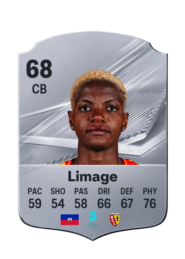Jennyfer Limage, Common card, rated 68