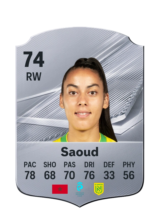 Imane Saoud, Common card, rated 74