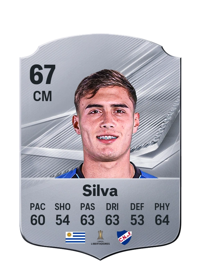 Santiago Silva, Common card, rated 67
