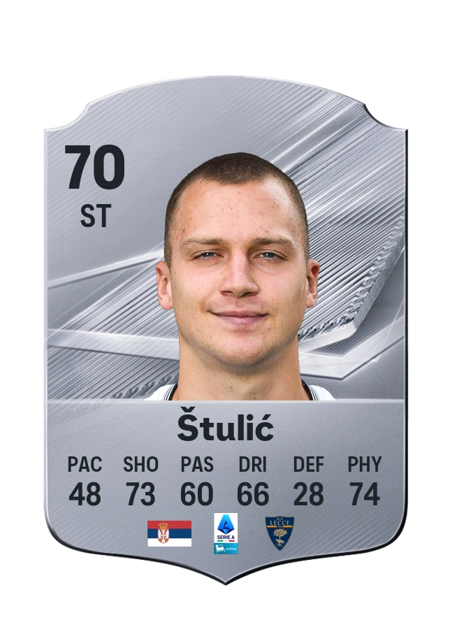 Carta Common de Nikola Štulić, overall 70