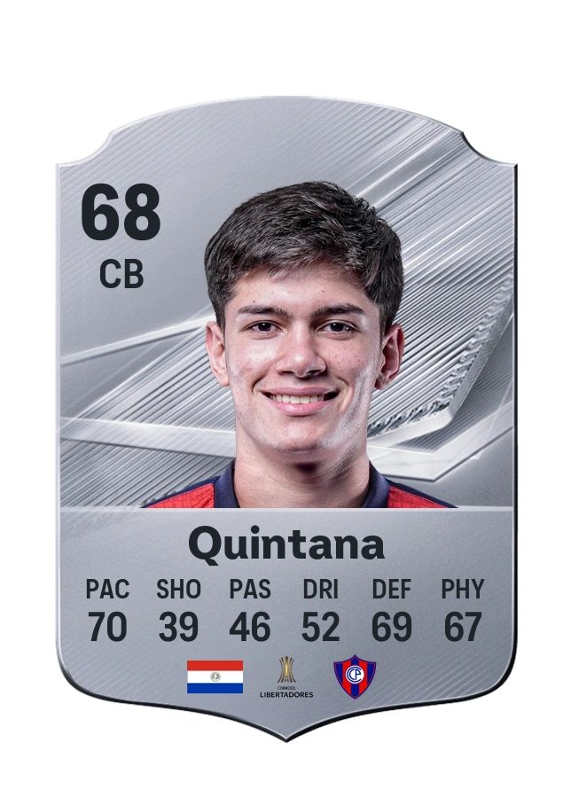 Lucas Quintana, Common card, rated 68