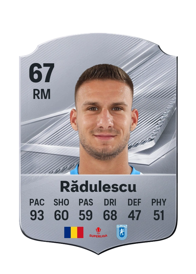 Mihnea Rădulescu, Common card, rated 67