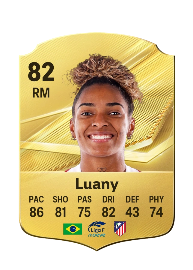 Luany, Common card, rated 82