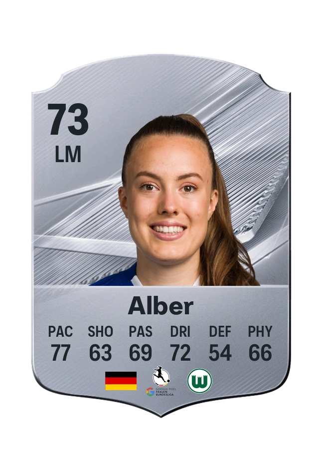 Mara Alber, Common card, rated 73