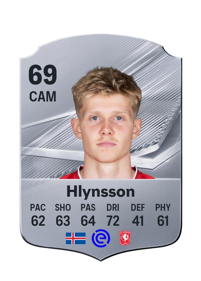 Carta Common de Kristian Hlynsson, overall 69