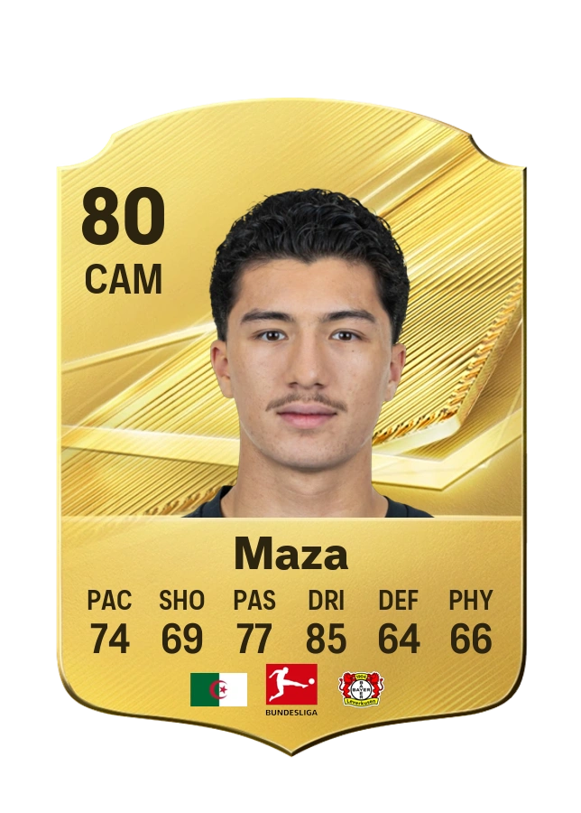 Ibrahim Maza, Common card, rated 80