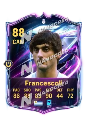 Enzo Francescoli, Base Hero kartı, reyting 88