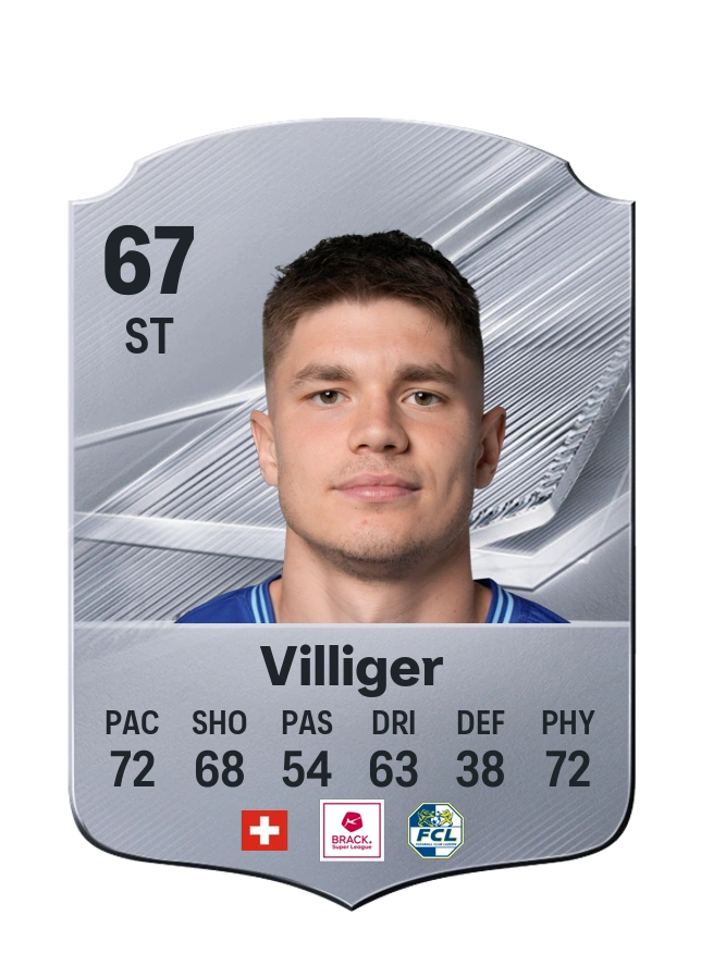 Lars Villiger, Common card, rated 67