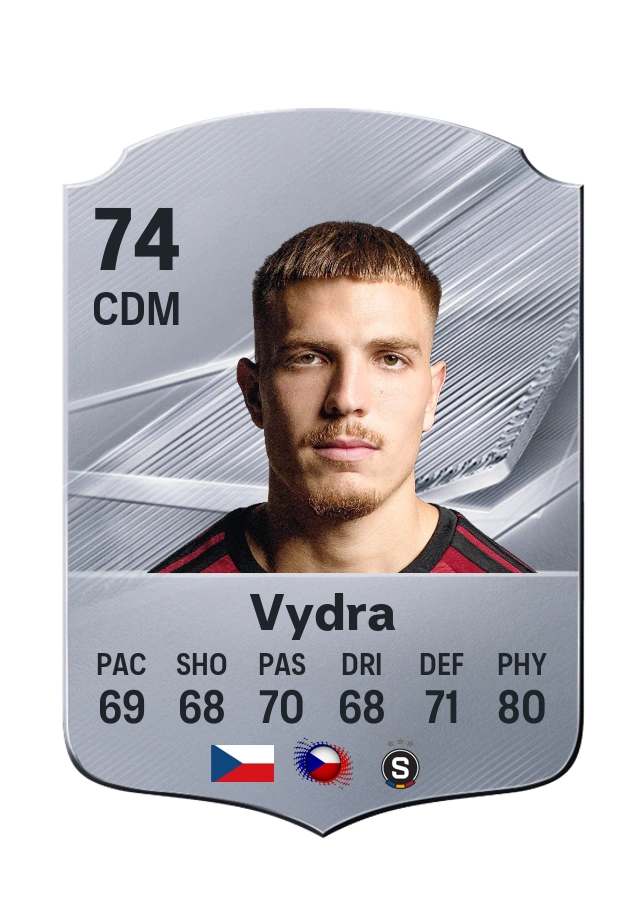 Patrik Vydra, Common kartı, reyting 74