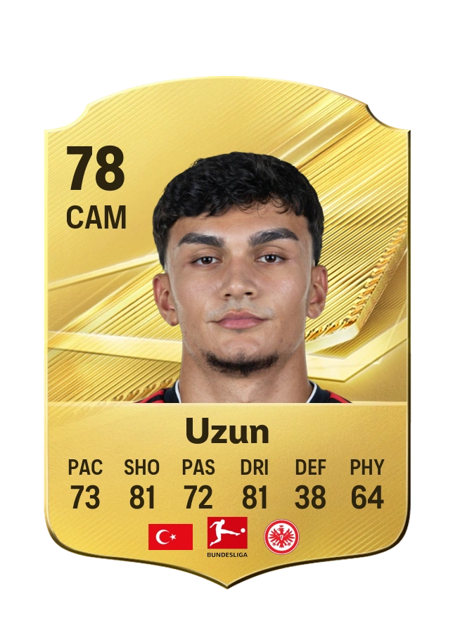 Can Uzun, Common card, rated 78